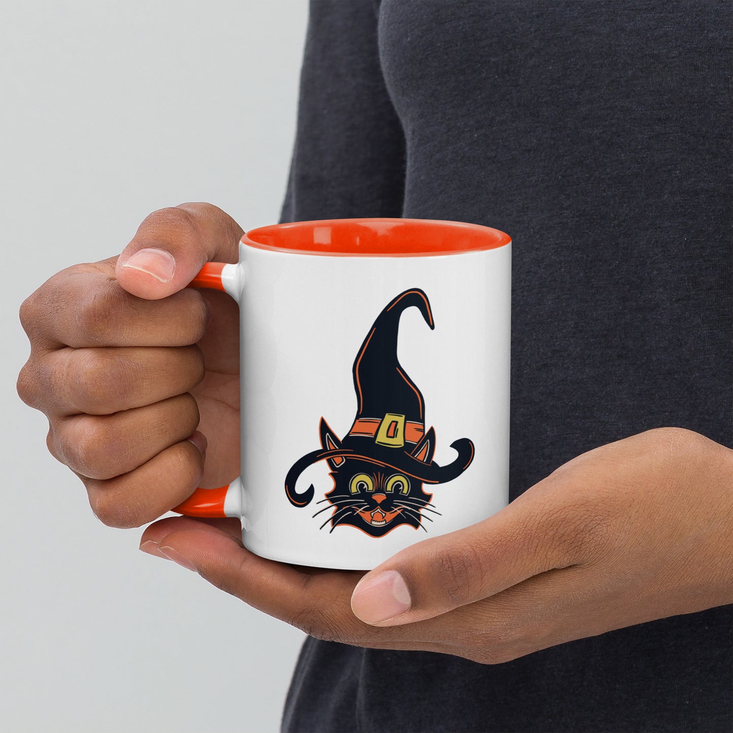 Witch Cat Halloween Coffee Mug