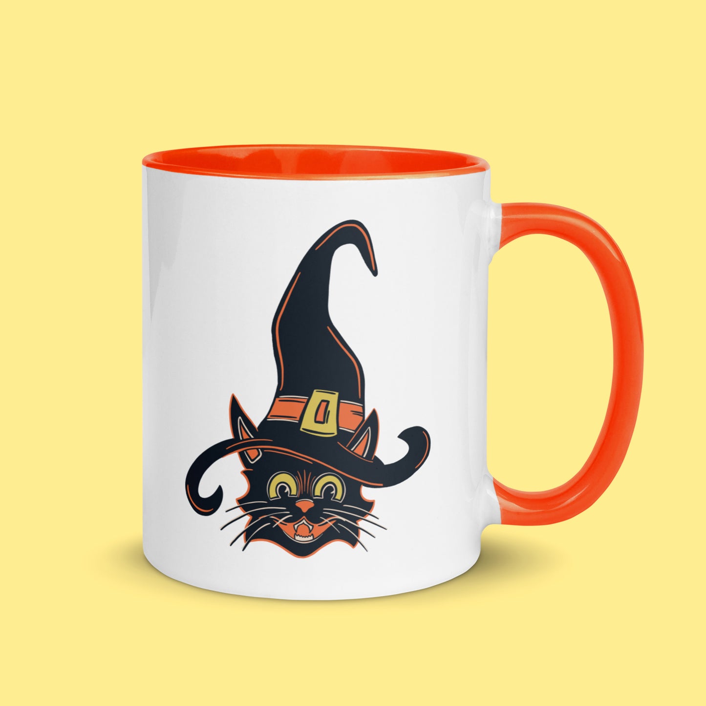 Witch Cat Halloween Coffee Mug