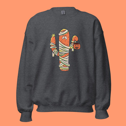 Cactus Mummy Halloween Sweatshirt