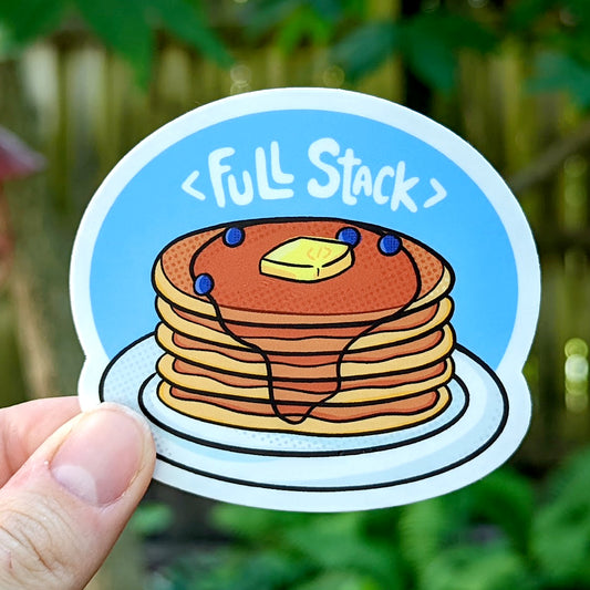 Full Stack Developer Vinyl Sticker