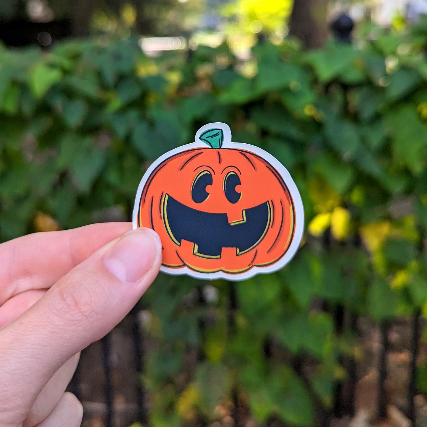 Classic Jack O'Lantern Pumpkin Sticker