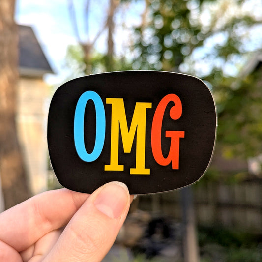 OMG Vinyl Sticker