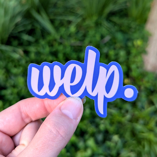 Welp Vinyl Sticker