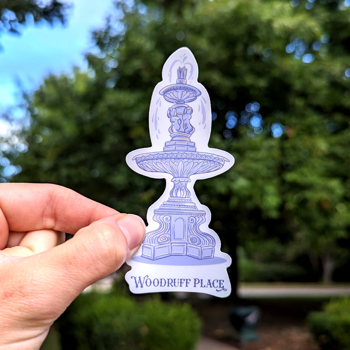 Woodruff Place Indiana Sticker