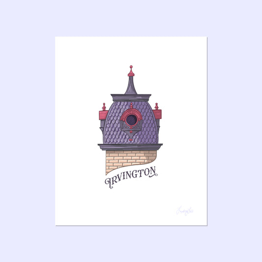 Irvington, Indiana Art Print