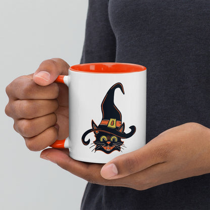 Witch Cat Halloween Coffee Mug
