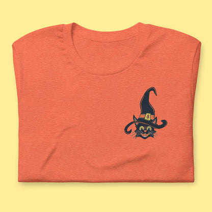 Witch Cat Halloween T-Shirt
