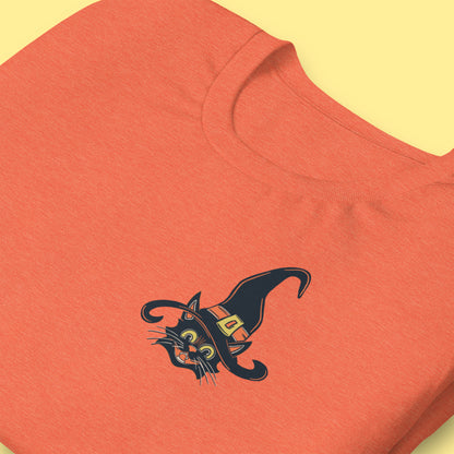 Witch Cat Halloween T-Shirt
