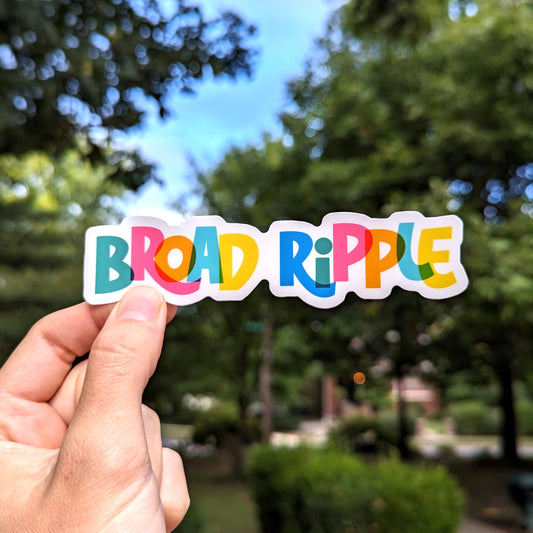 Broad Ripple, Indiana Sticker