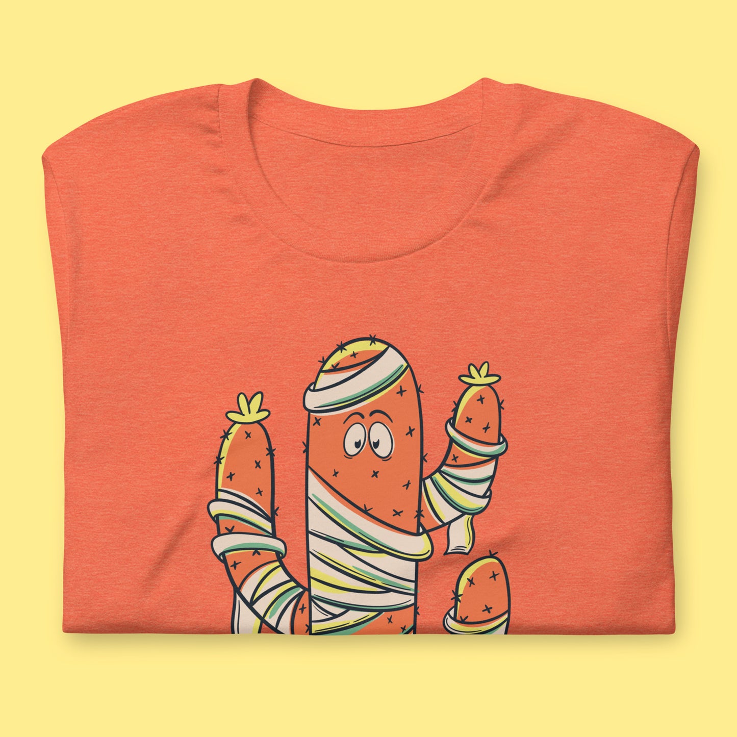 Cactus Mummy Halloween T-Shirt