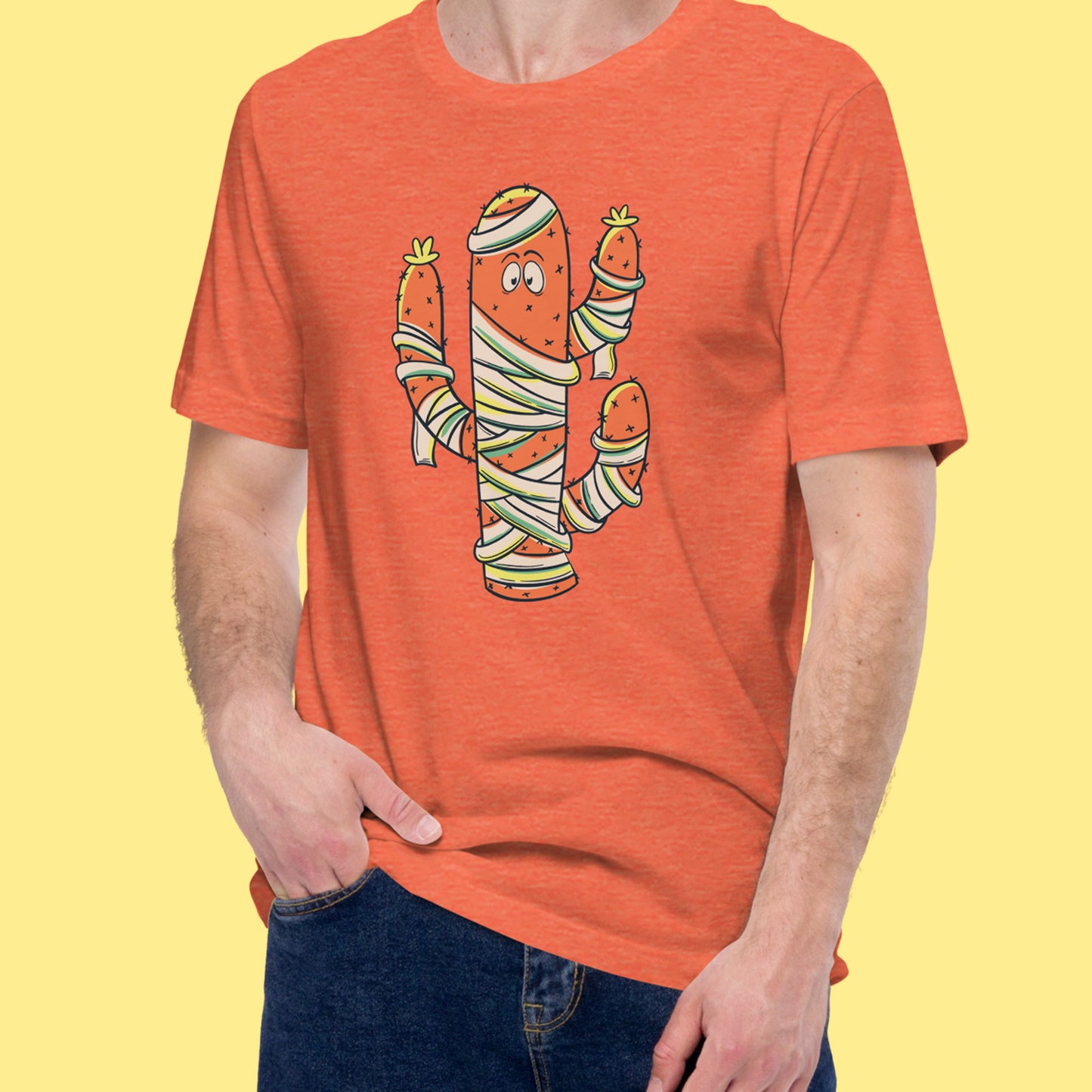 Cactus Mummy Halloween T-Shirt