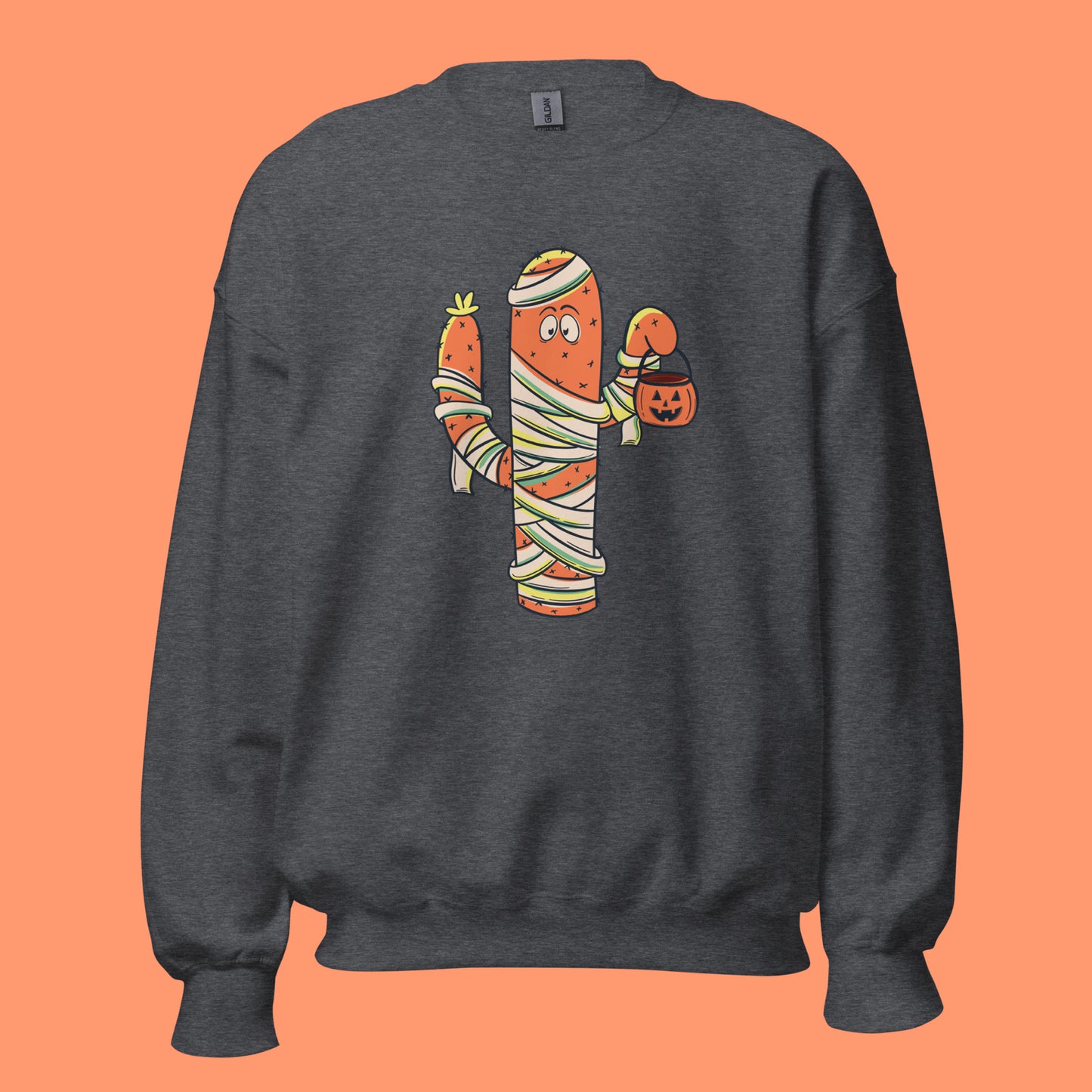 Cactus Mummy Halloween Sweatshirt