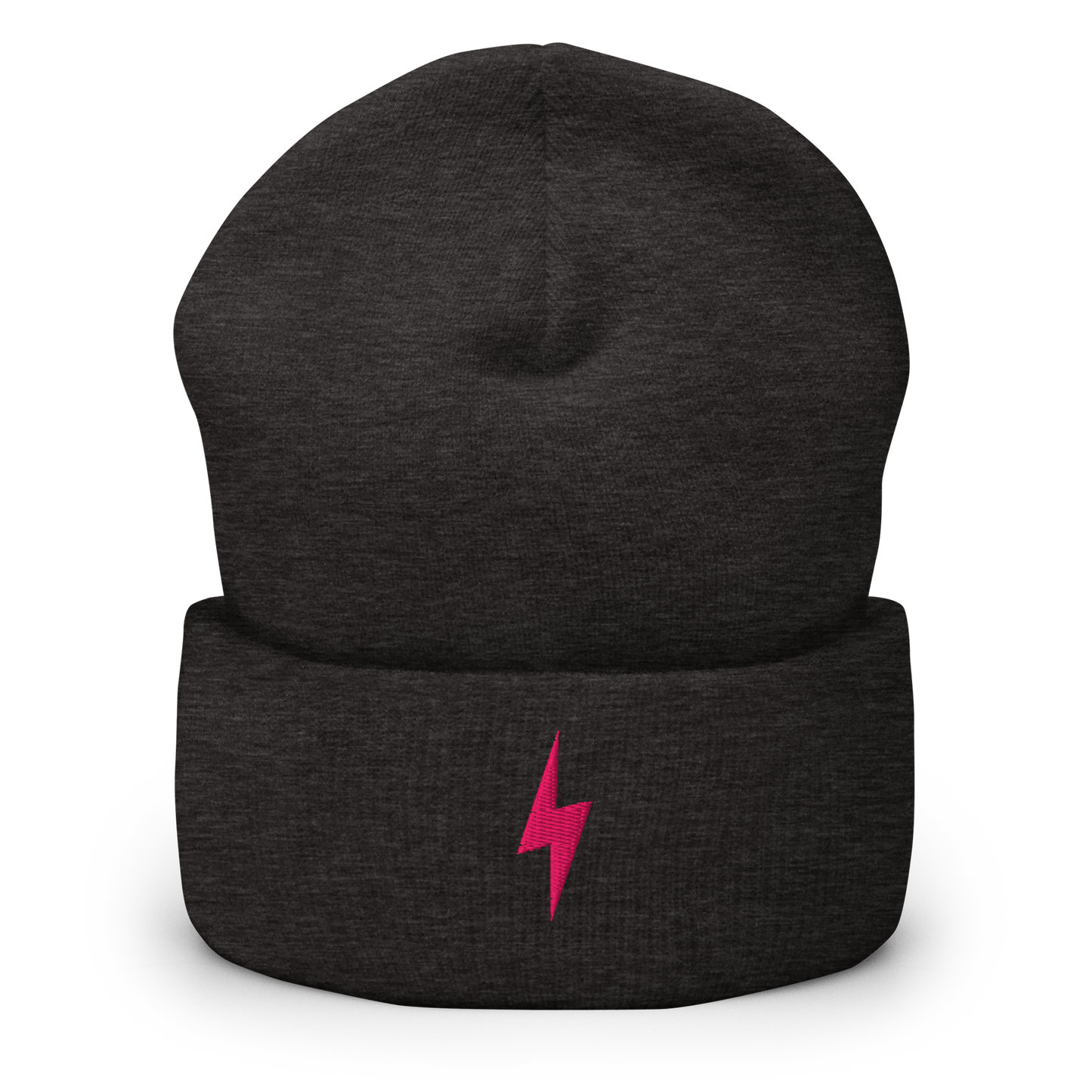 Black Lightning Bolt Beanie for Streetwear & Bold Personality - Winter Hat