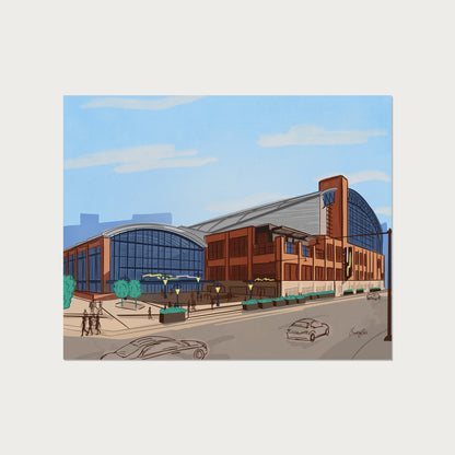Downtown Indianapolis Venue Art Print
