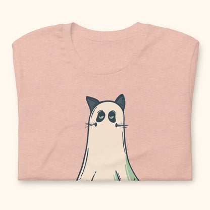 Ghost Cat Halloween T-Shirt
