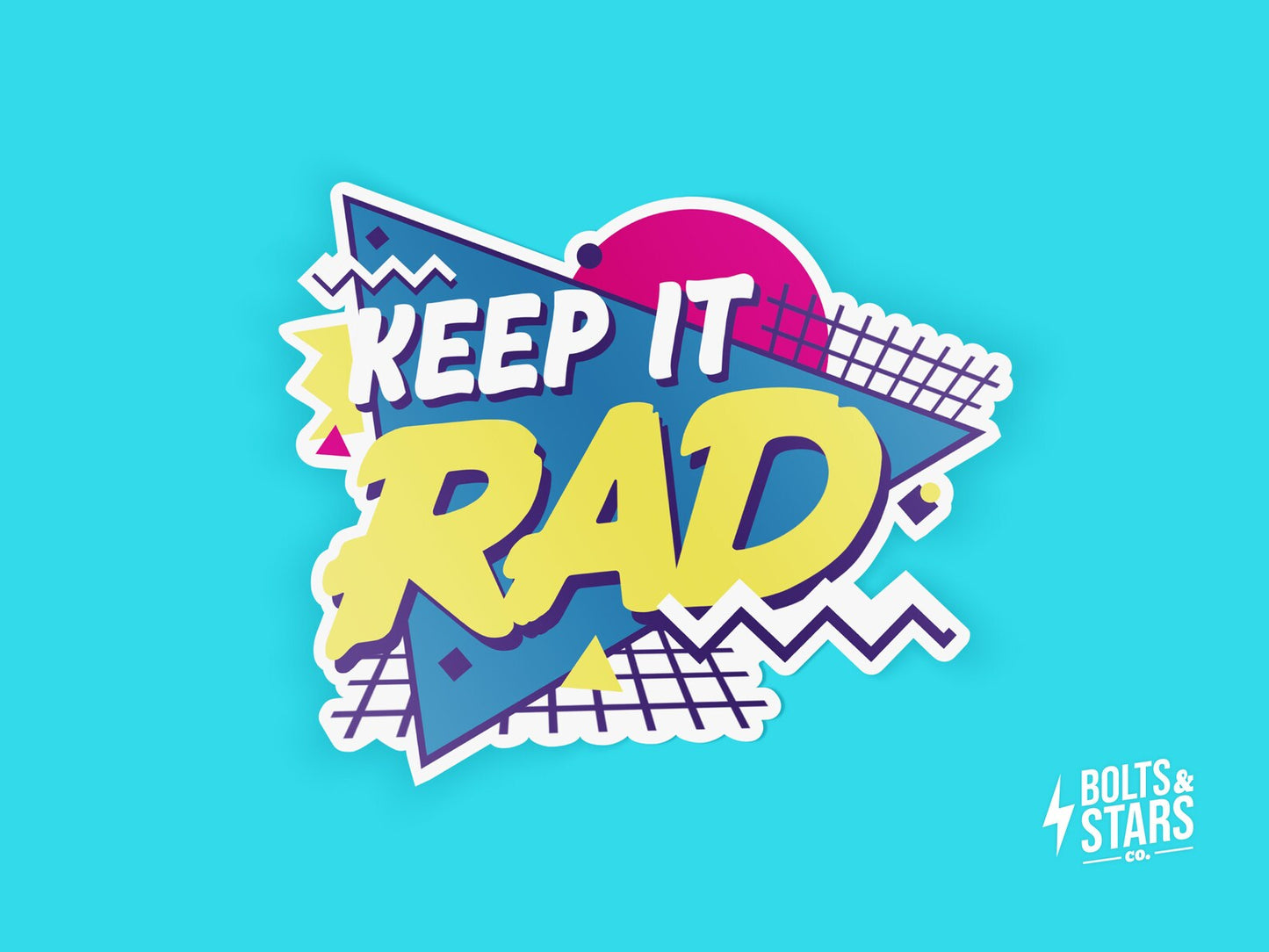 Keep it Rad Sticker