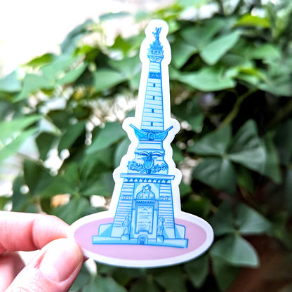 Soldiers and Sailors Monument Circle Sticker