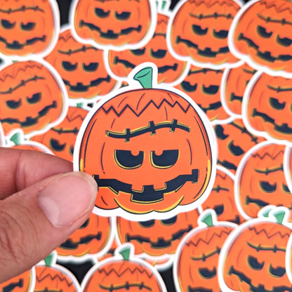 Frankenstein Pumpkin Jack O'Lantern Sticker