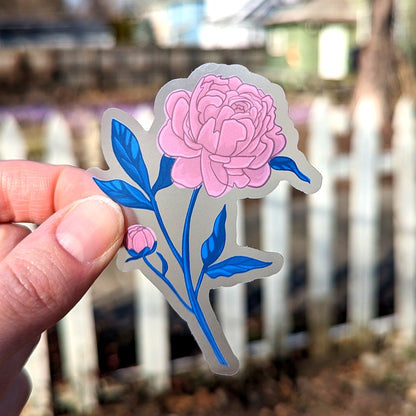 Peony Sticker