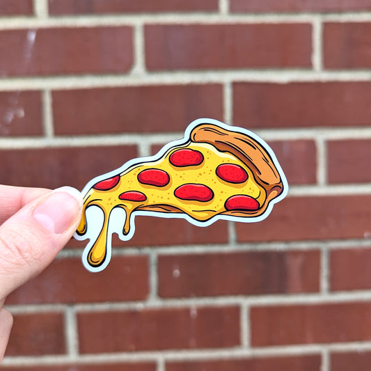 Pepperoni Pizza Slice Vinyl Magnet