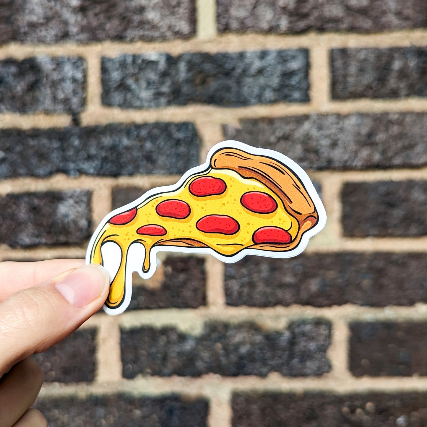 Pepperoni Pizza Slice Sticker