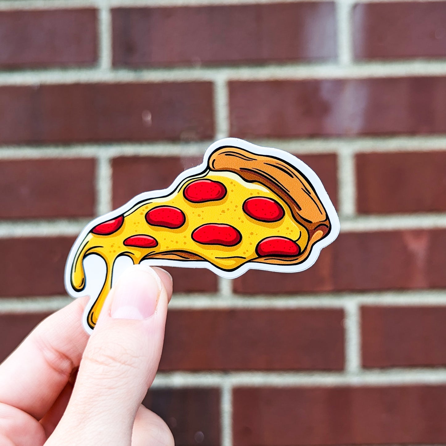 Pepperoni Pizza Slice Sticker