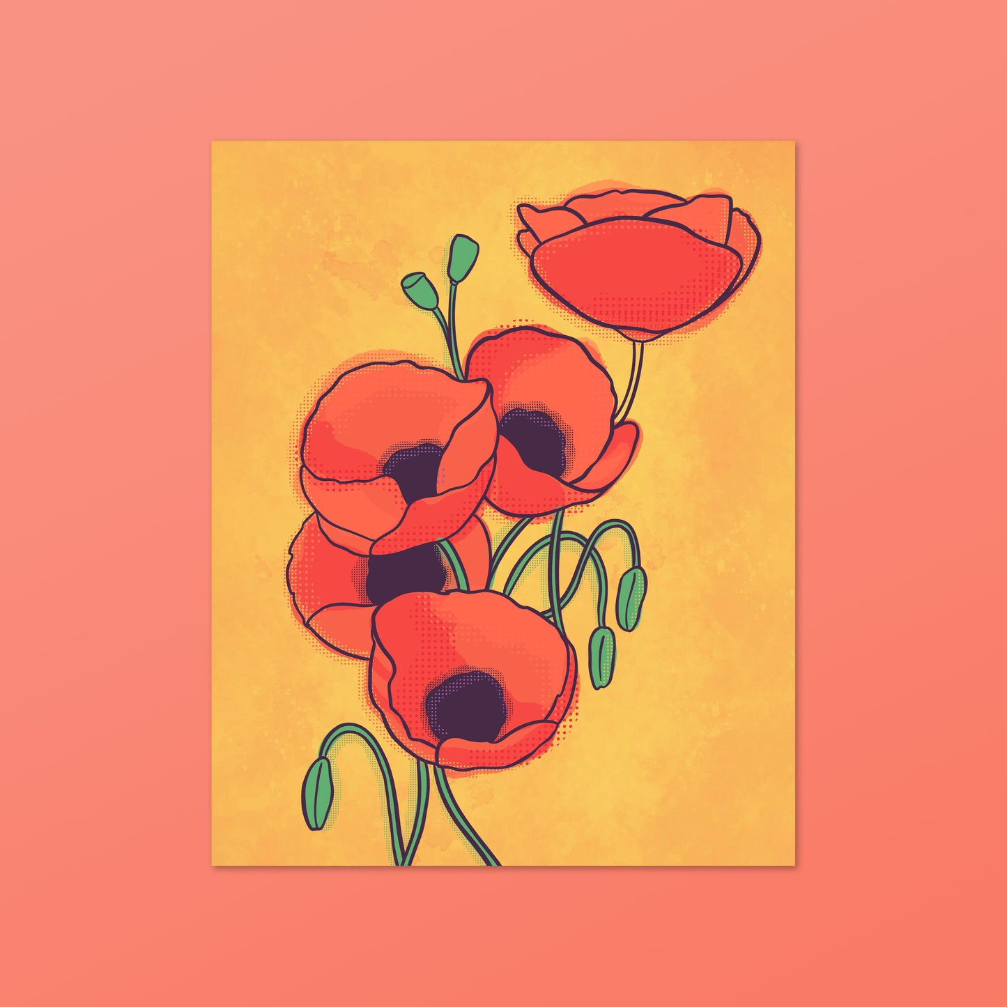 Poppies Art Print