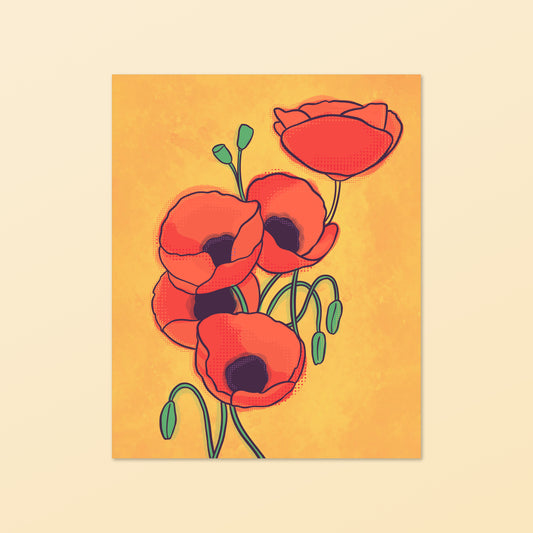 Poppies Art Print