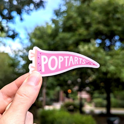 Pink Poptarts Pennant Sticker