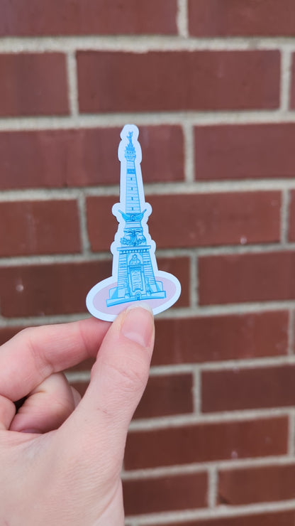 Indianapolis Soldiers and Sailors Monument Vinyl Magnet