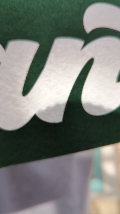 Green Plants Felt Pennant