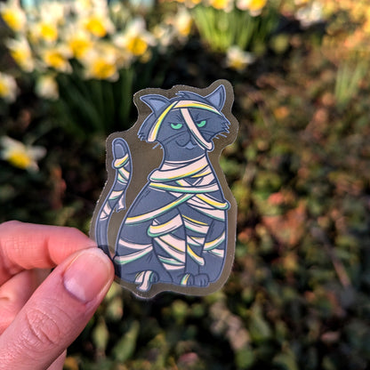 Mummy Cat Sticker