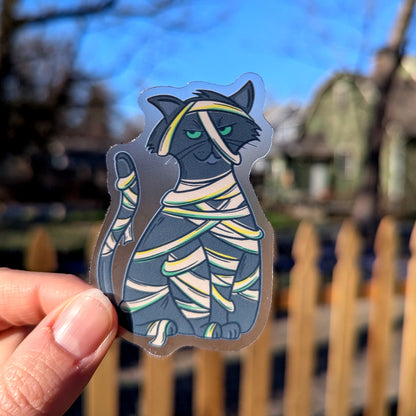 Mummy Cat Sticker