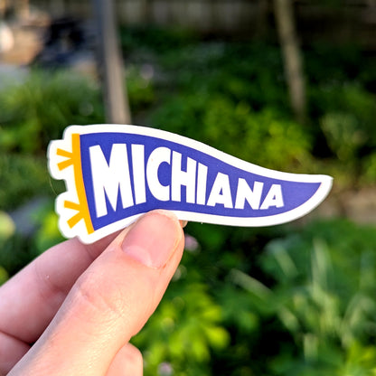 Michiana Pennant Vinyl Sticker