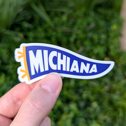 Michiana Pennant Vinyl Sticker