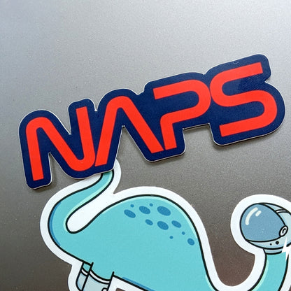Naps "Worm" Space Style Sticker