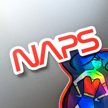 Naps "Worm" Space Style Sticker