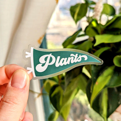 Plants Pennant Sticker