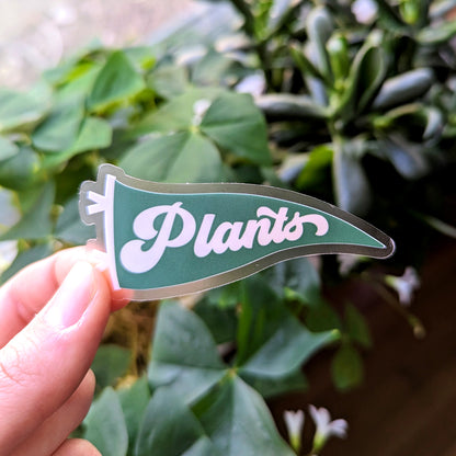 Plants Pennant Sticker