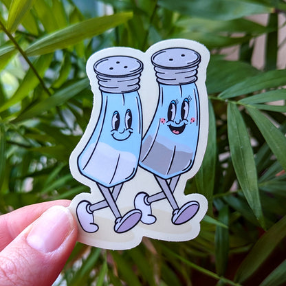 Salt and Pepper Friends Vinyl Sticker