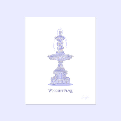Woodruff Place, Indianapolis Art Print