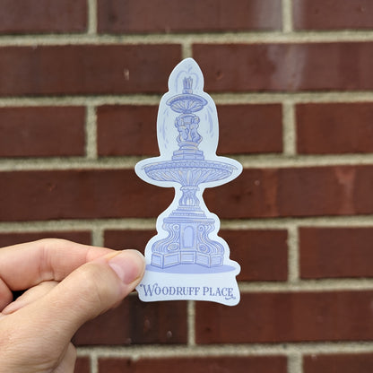 Woodruff Place Indiana Sticker