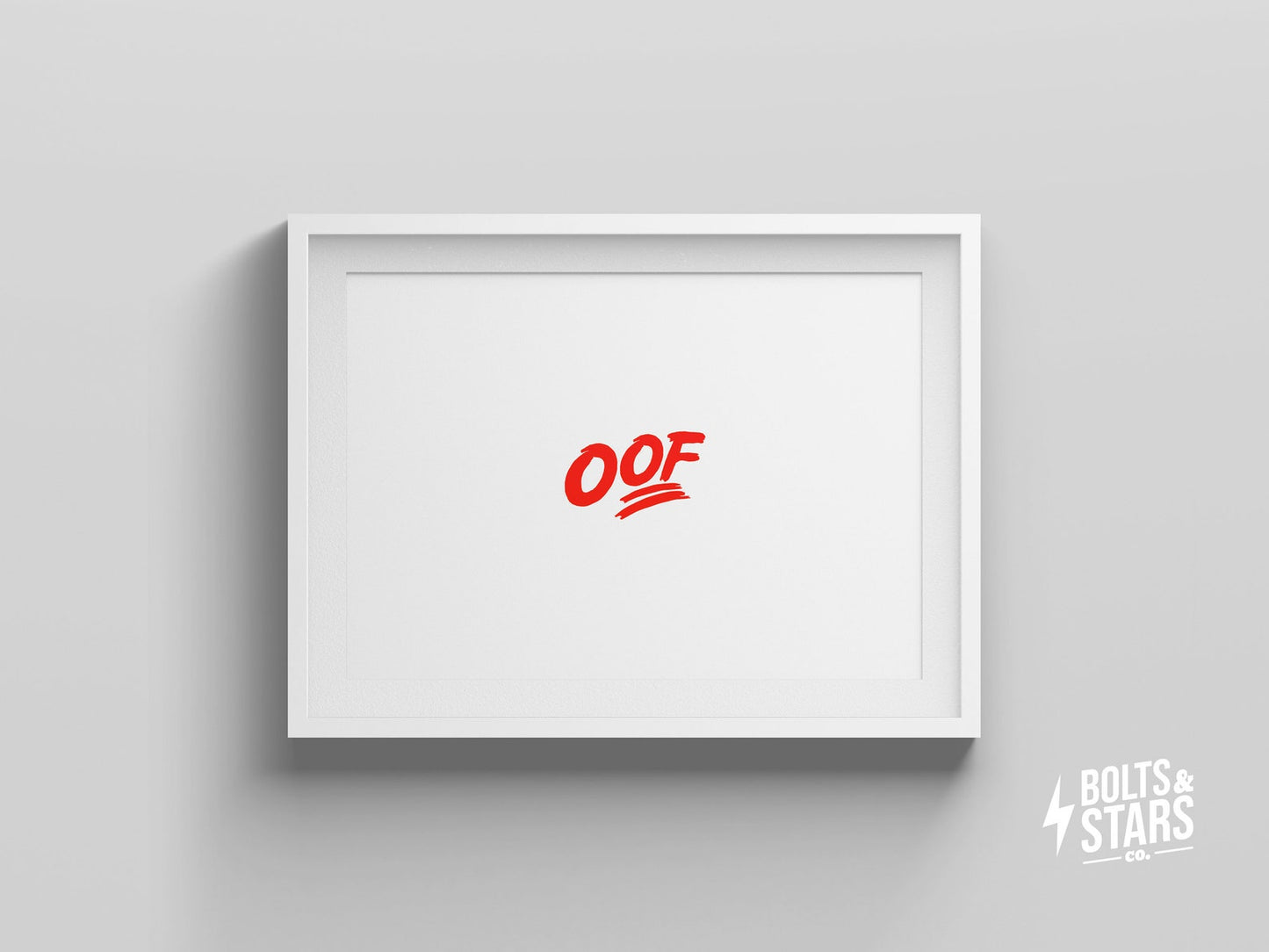 Oof Art Print