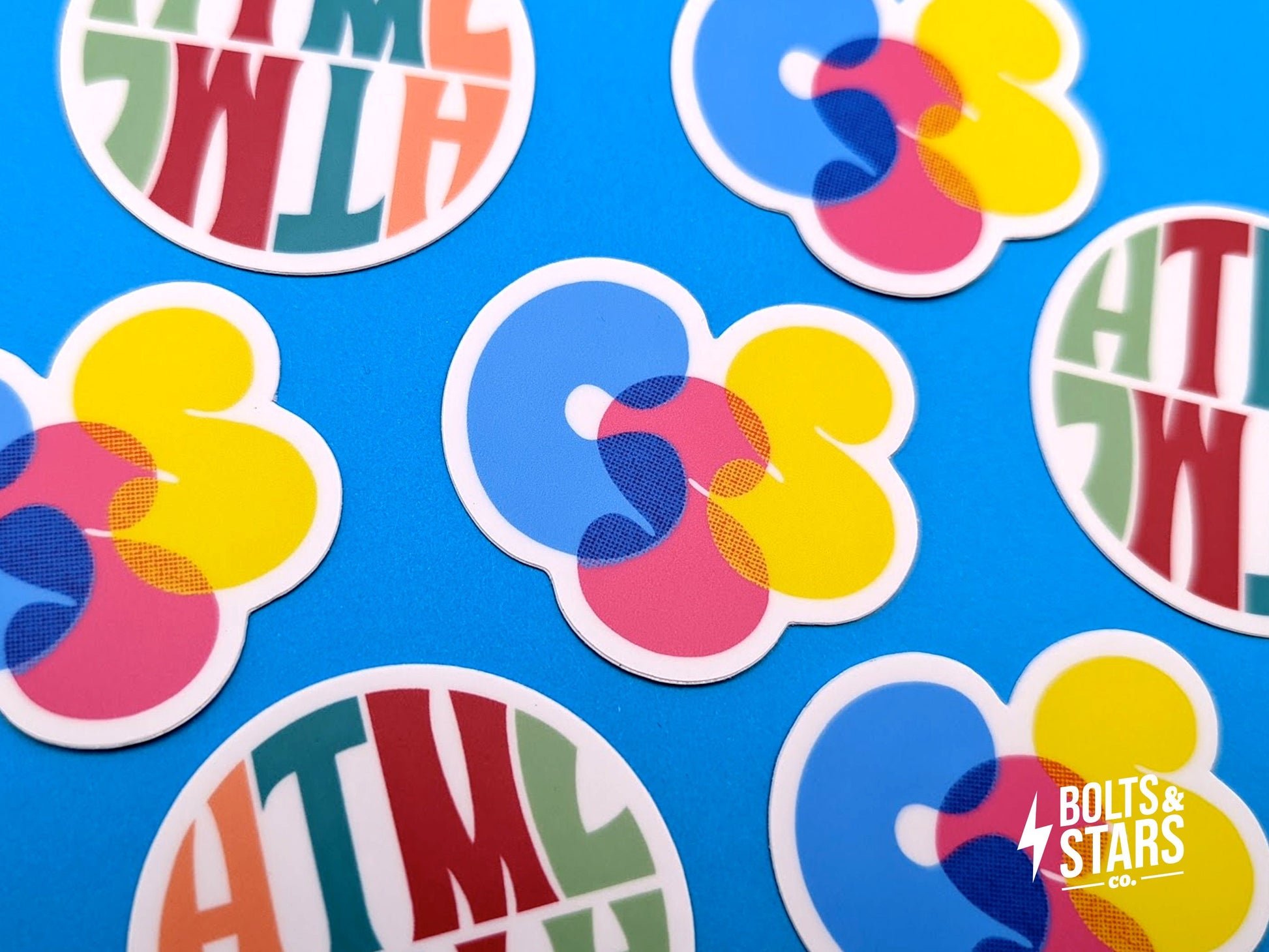 CSS Sticker – Bolts and Stars