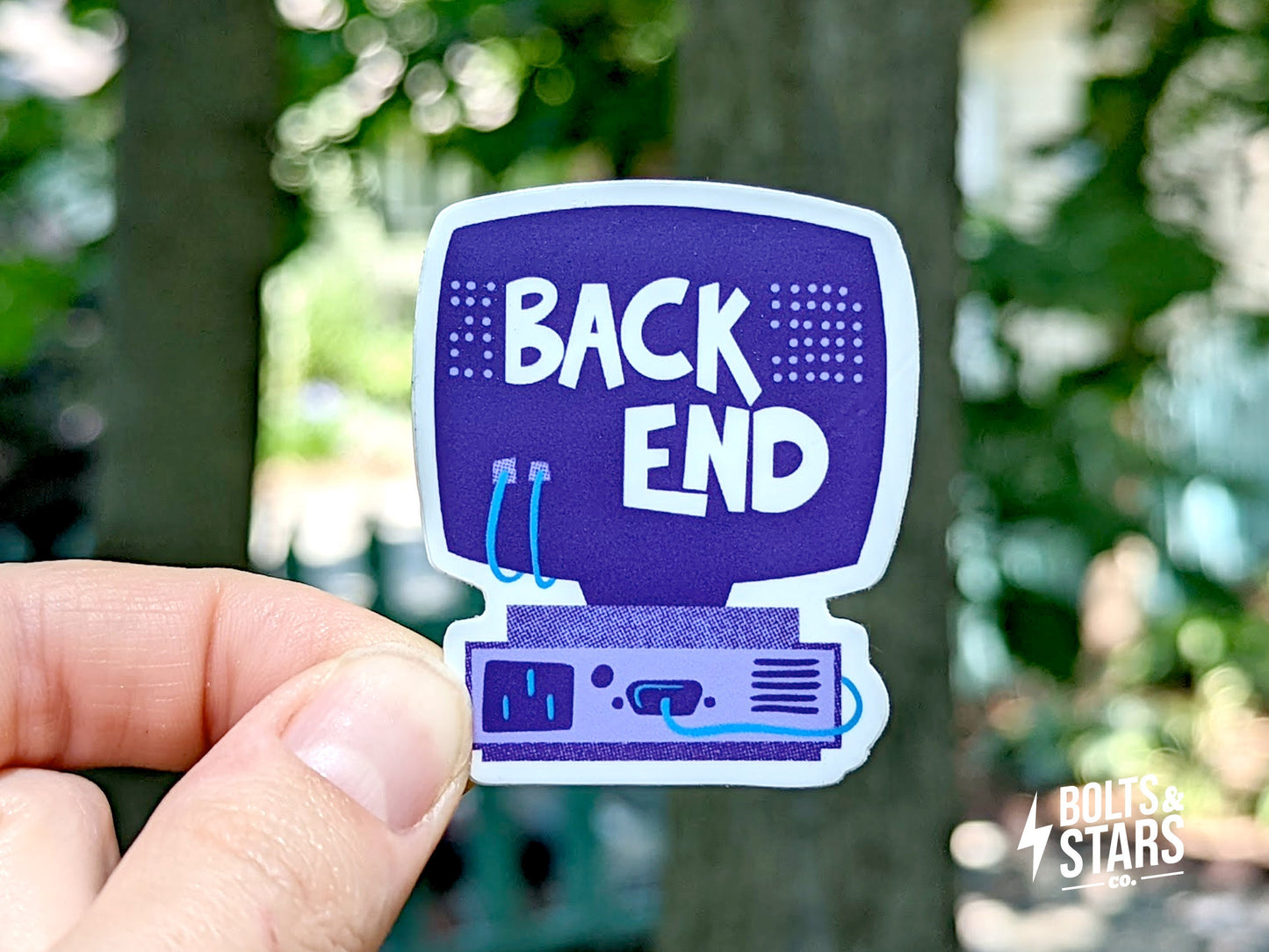 Back-End Coding Sticker