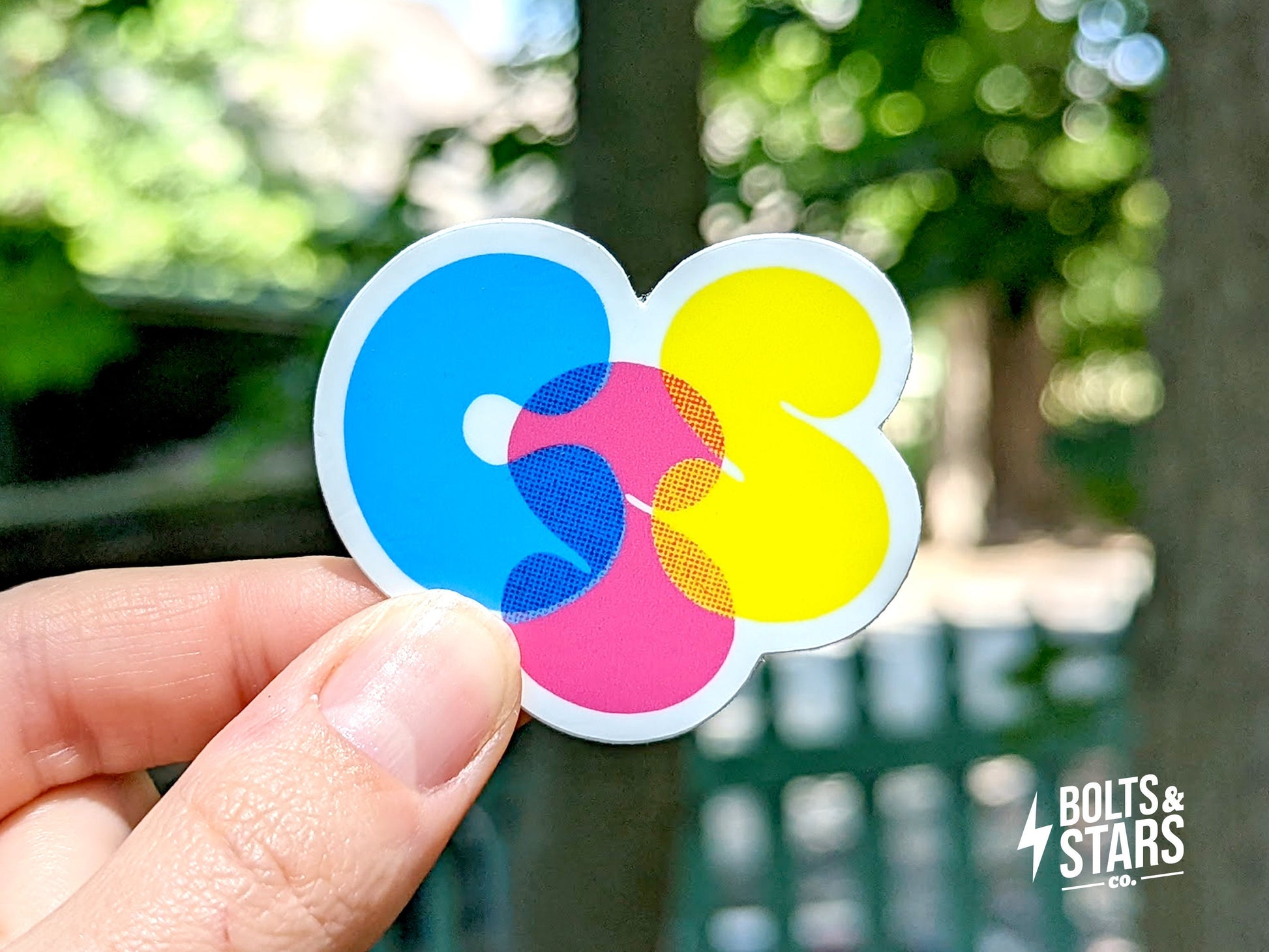 CSS Sticker – Bolts and Stars