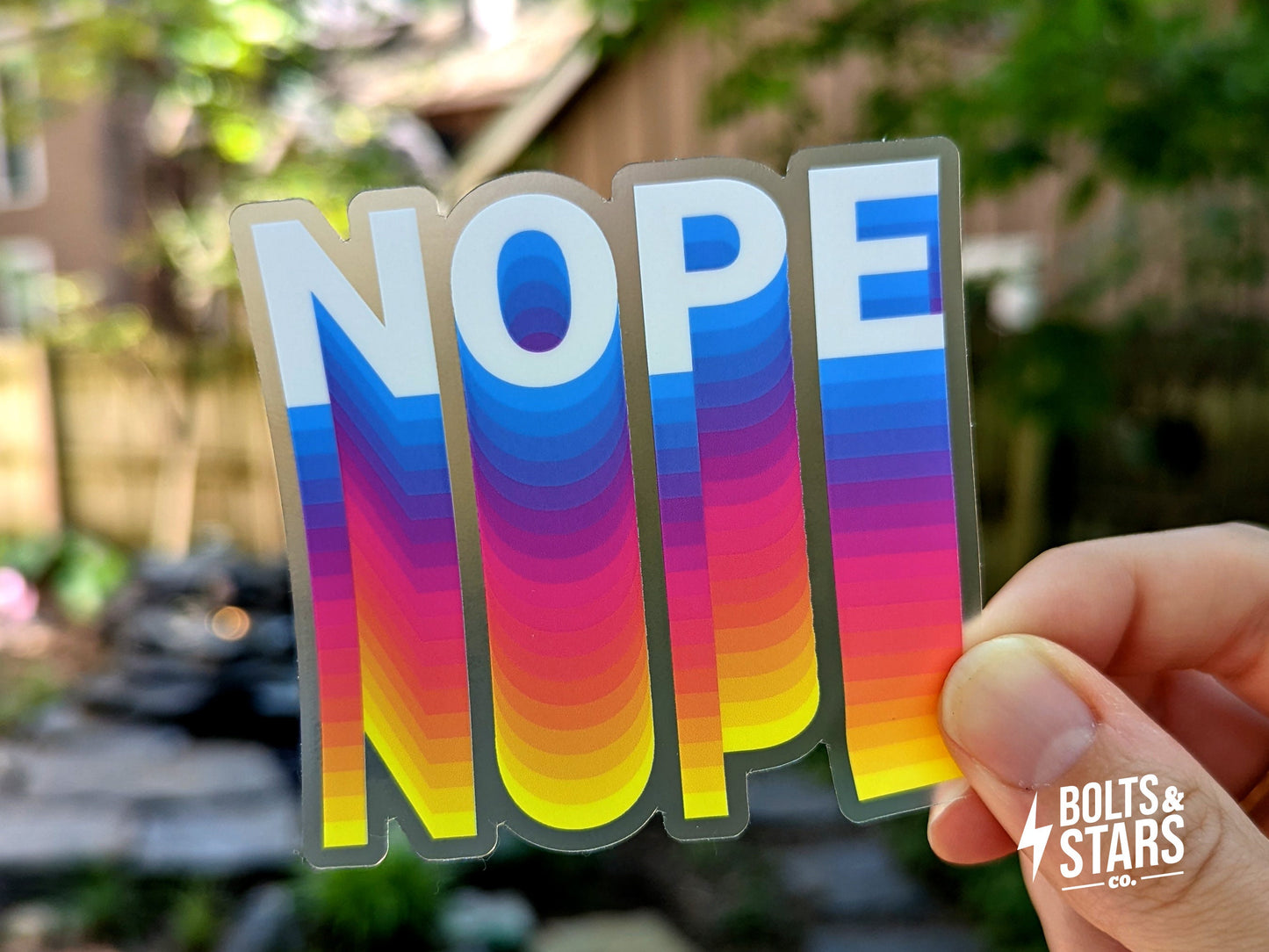 Nope Sticker