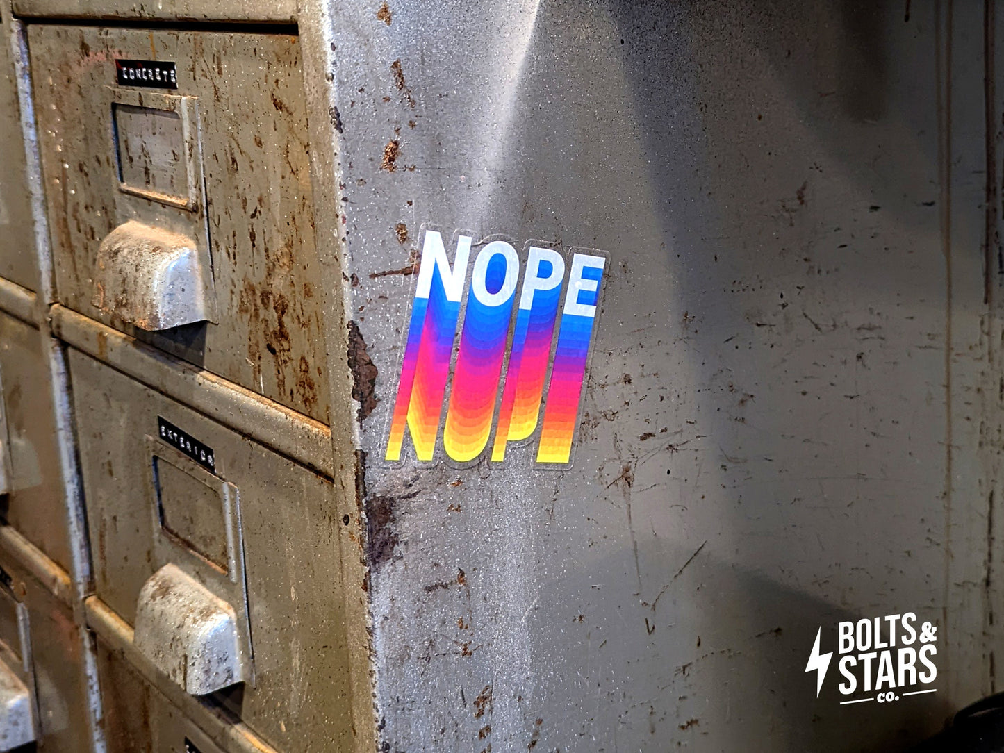 Nope Sticker