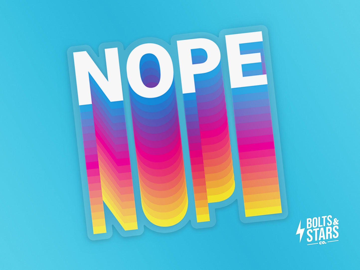 Nope Sticker